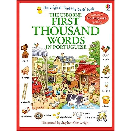 Usborne : First Thousand Words in Portuguese pb