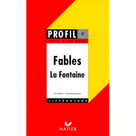 Profil Dune Oeuvre Fables la Fontaine pb