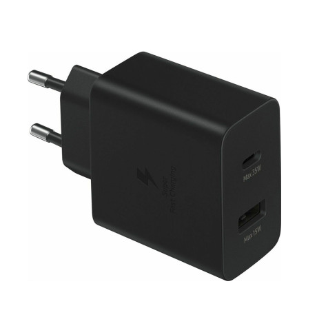 Samsung ac Adapter Χωρίς Καλώδιο με Θύρα usb-a και Θύρα usb-c 35w Black (ep-Ta220nbegeu) (Samep-Ta220nbegeu)