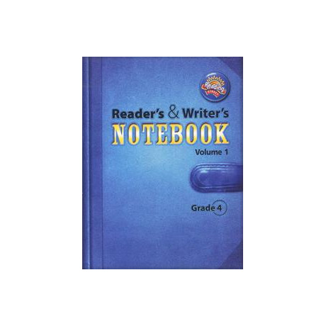 Reading Street - Reader - Grade 4 Level 1 Readers & Writers Notebook