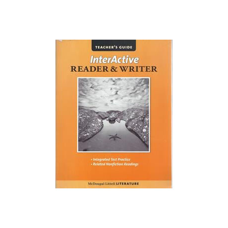 Mc Dougal Littell the Interactive Reader & Writer for Critical Analysis Grade 9 Teacher's