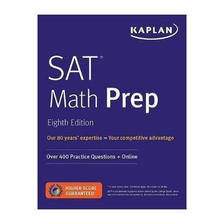 Sat Math Prep : Over 400 Practice Questions + Online