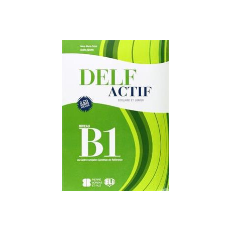 Delf Actif b1 Scolaire et Junior Book (+2cd)