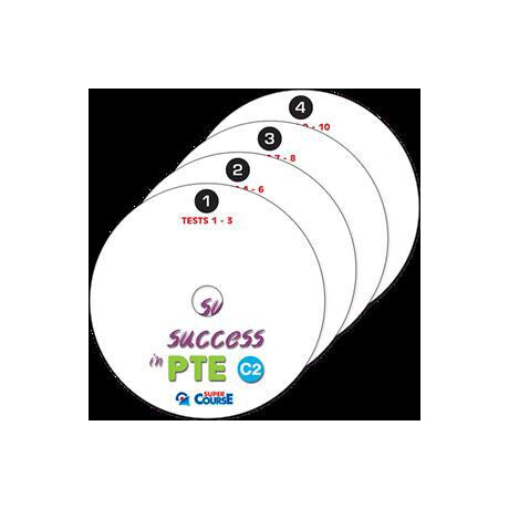Success in pte b2 Intensive Course & 10 Practice Tests Cds(4)