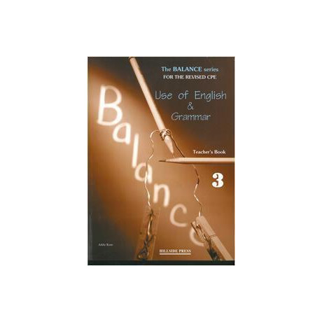 Balance 3 (Cambridge Proficiency use of English) Teacher's