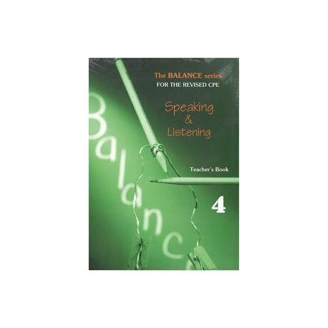 Balance 4 (Cambridge Proficiency Speaking & Listening) Teacher's