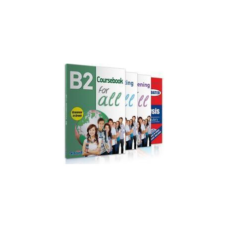 B2 for all Full Pack & Grammalysis b2 (Coursebook & Listening & Writing)