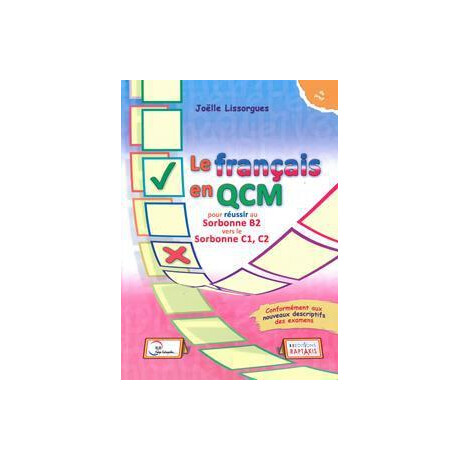 Le Francais en qcm Sorbonne b2 Professeur