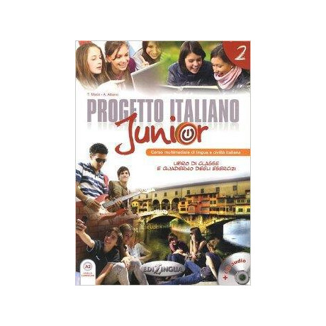 Progetto Italiano Junior 2 Studente ed Esercizi (+cd) (A2)