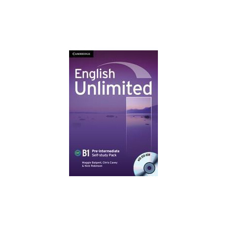 English Unlimited pre-Intermediate b1 Self-Study Pack (+dvd-Rom) English Unlimited pre-Intermediate b1 Self-Study Pack (+dvd-Rom)