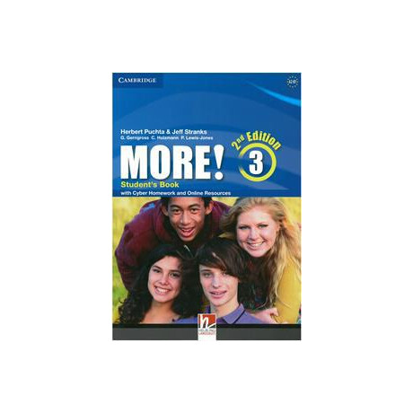 More! 3 2nd Edition St/bk With Cyber Homework