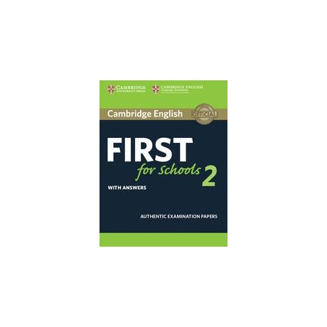 Cambridge fce First for Schools 2 Student's Book With Answers