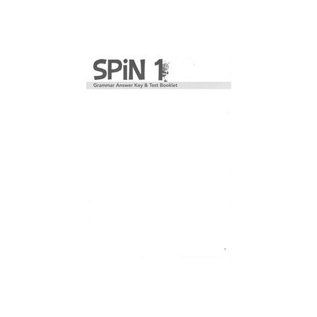** Spin 1 Grammar Answer key & Test