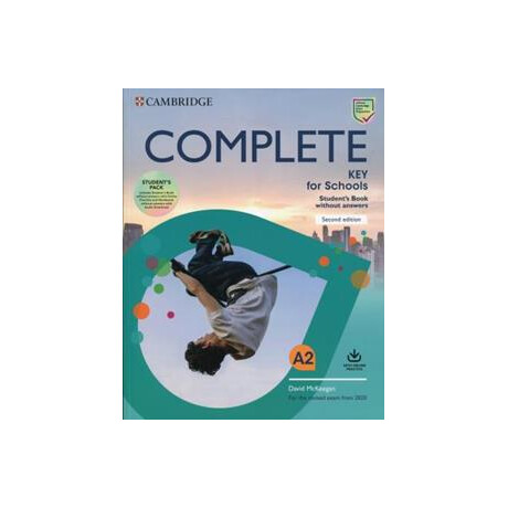 Complete ket for Schools Student's Pack (Student's Book+online+workbook+audio) Revised 2020