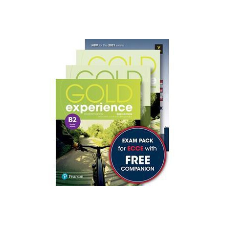 Ecce b2 Exam Pack (Gold Experience b2 Student's Book With App, Workbook, Companion, York Practice Test for Ecce)