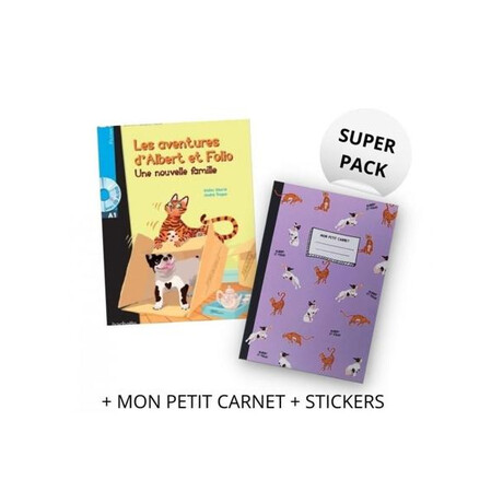 Super Pack Albert et Folio (+ mon Petit Carnet + Stickers)