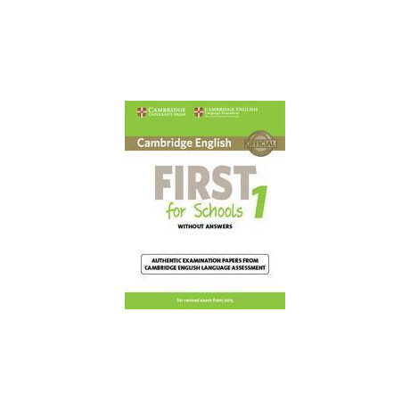 Cambridge fce First for Schools 1 Student's Book Without Answers