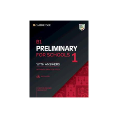 Pet Preliminary for Schools 1 Student's Book (+answers+audio) Revised 2020