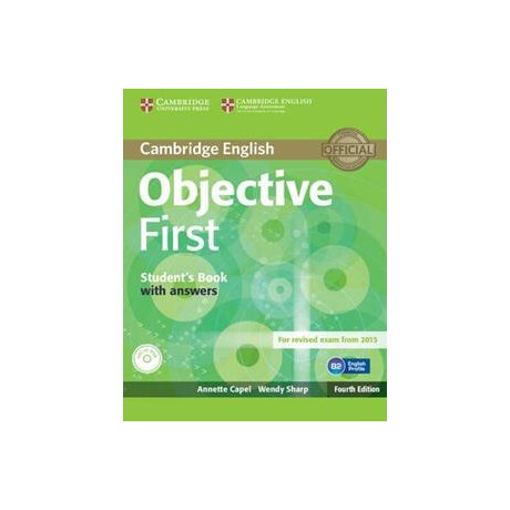 Objective First 4th Edition Student's Book With Answers and cd-rom