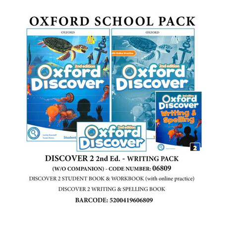 Discover 2 (ii ed) Writing Pack (W/o Companion) -06809