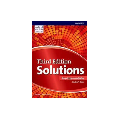 Solutions 3rd Edition pre-Intermediate Student's Book Solutions 3rd Edition pre-Intermediate Student's Book