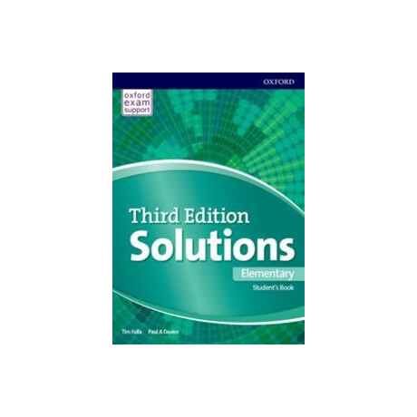 Solutions 3rd Edition Elementary Student's Book Solutions 3rd Edition Elementary Student's Book