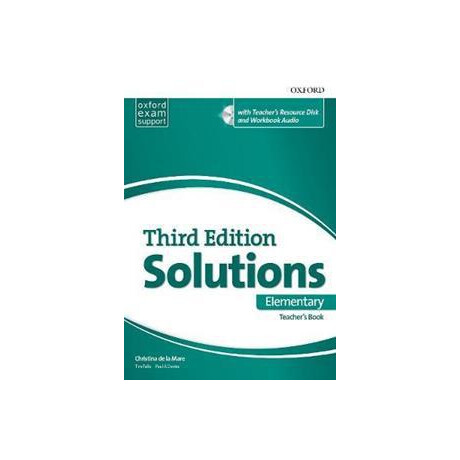Solutions 3rd Edition Elementary Teacher's Book and Resource Disc