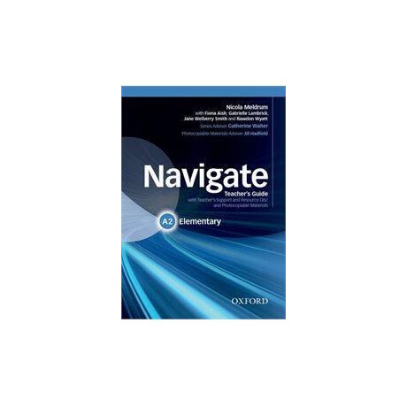 Navigate a2 Elementary Tchr's (+ Tchr's Resources Disc)