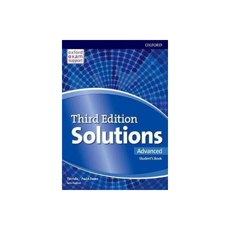 Solutions 3rd Edition Advanced Student's Book Solutions 3rd Edition Advanced Student's Book