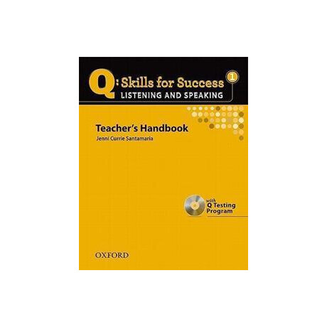 Q Skills for Success: Listening and Speaking 1: Teacher's Book With Testing Program cd-rom
