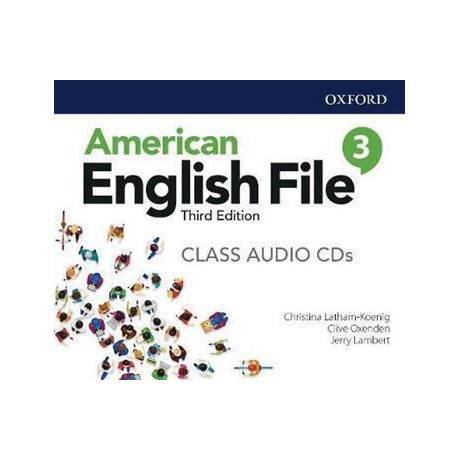 American English File 3rd Edition 3 Class Audio cds