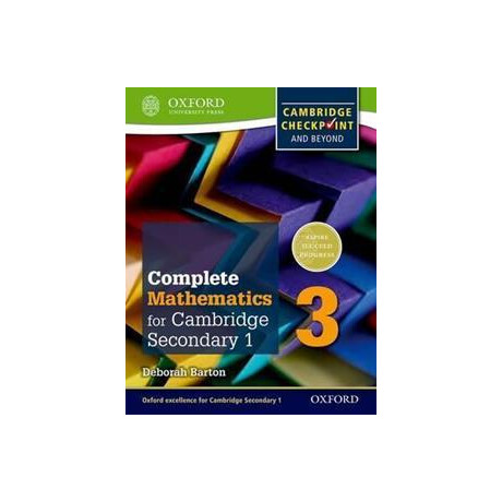 Complete Mathematics for Cambridge Secondary 1 St/bk 3 for Cambridge Checkpoint and Beyond