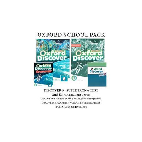 Discover 6 (ii ed) Super Pack (+tests) - 03808 Discover 6 (ii ed) Super Pack (+tests) - 03808
