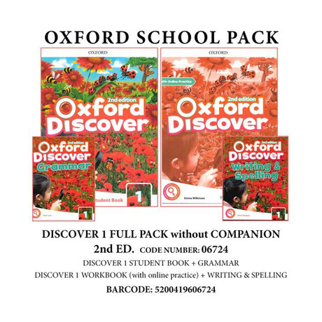 Discover 1 (ii ed) Full Pack (Without Companion) -06724