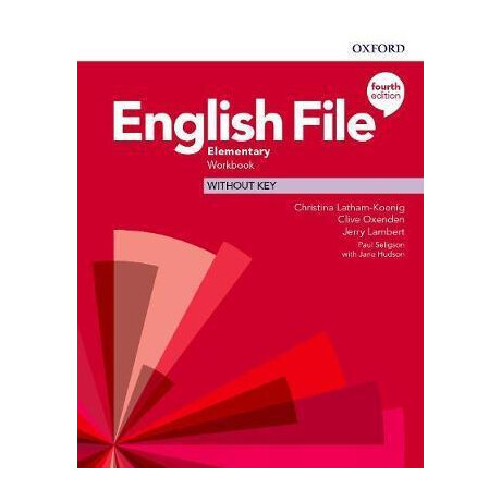English File 4th Edition Elementary Workbook Without key