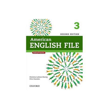 American English File 2nd 3 St/bk (+online)