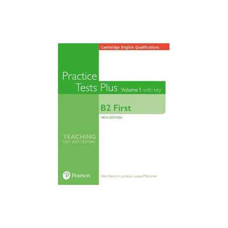 Cambridge First Practice Tests Plus Volume 1 With Answers (+online Resources)