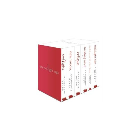 Twilight Saga 6 Book set (White Cover)