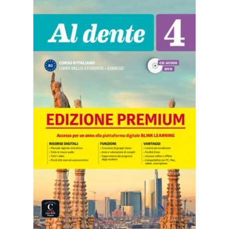 Al Dente 4 Studente ed Esercizi (+cd+dvd) Edizione Premium