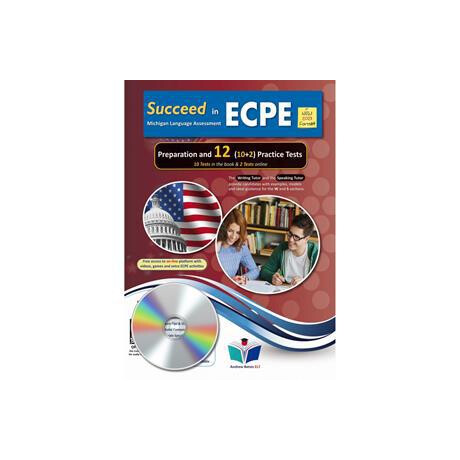 Succeed in Ecpe Preparation & 12 Practice Tests Audio Mp3/cd new 2021 Format