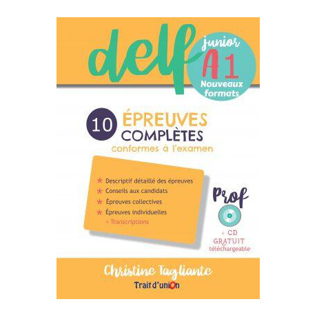 Delf Junior a1 Nouveau 10 Epreuve Completes Professeur