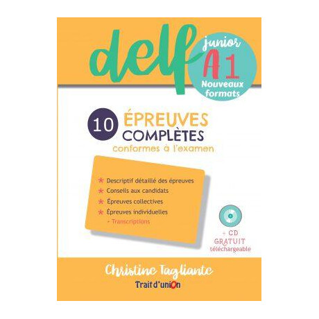 Delf Junior a1 Nouveau 10 Epreuve Completes Livre Eleve