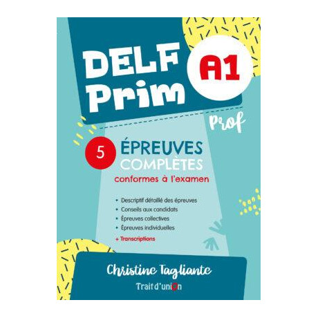 Delf Prim a1 - 5 Epreuves Professeur