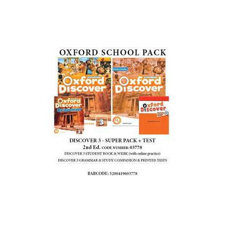 Discover 3 (ii ed) Super Pack (+tests) - 03778