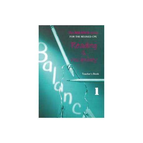 Balance 1 (Reading & Vocabulary )Teacher's