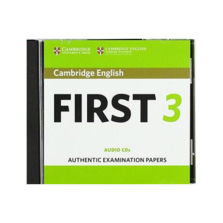 Cambridge fce First 3 Practice Tests cds (2)