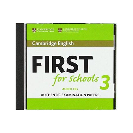 Cambridge fce First for Schools 3 cds