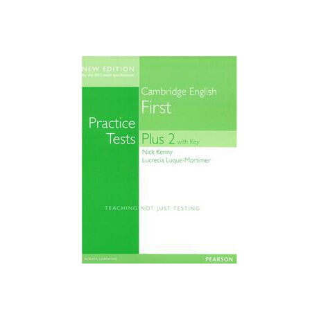 Fce Practice Tests Plus 2 St/bk W/key Revised 2015