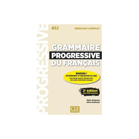 Grammaire Progressive du Francais Debutant Complet (+200 Exercices+cd) 2nd Edition
