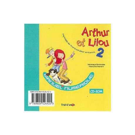 Arthur et Lilou 2 A1.2 (a1 - a2) cd-rom Manuel Numerique